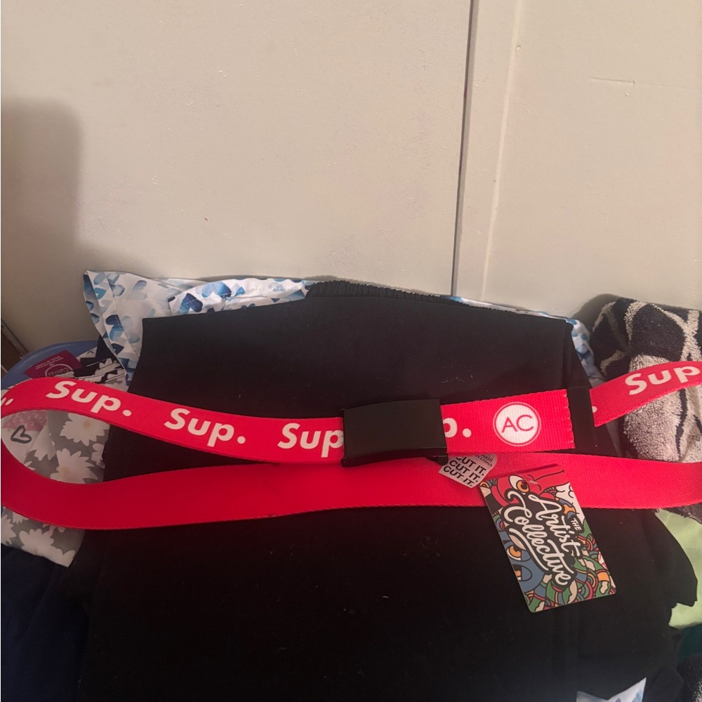 Red Women's Belt Artist Collection